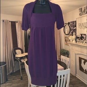 BLU HEAVEN SWEATER DRESS PURPLE SIZE S